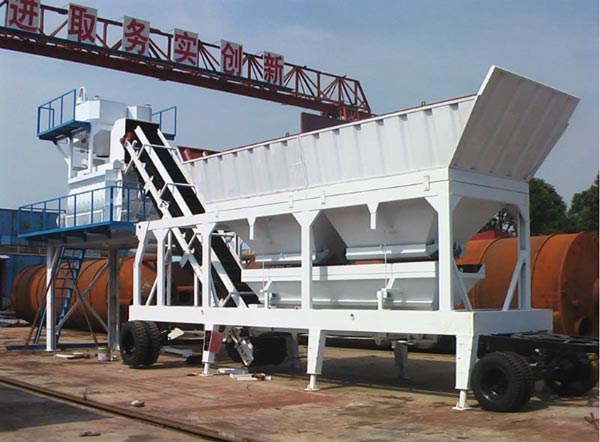 YHZS25 Mobile Concrete Batching Plant